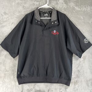 Ashworth Weather Systems Men’s Large PGA Champions Tour Golf Wind Shirt Black